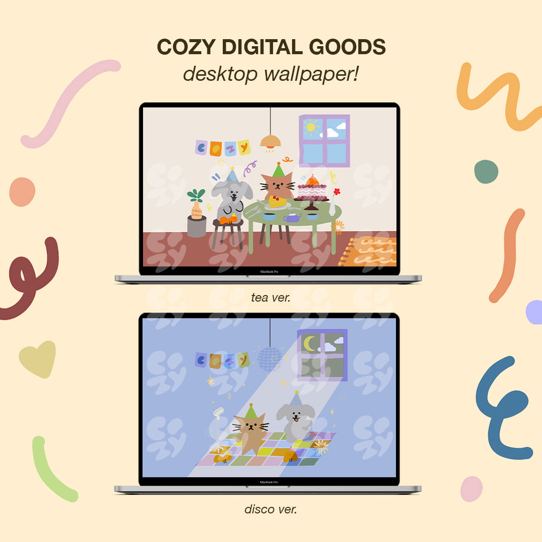 Desktop Wallpapers Only | Tea & Disco Version