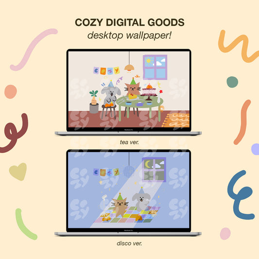Desktop Wallpapers Only | Tea & Disco Version
