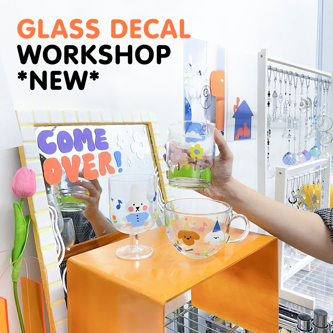 GLASS CUP DECAL WORKSHOP