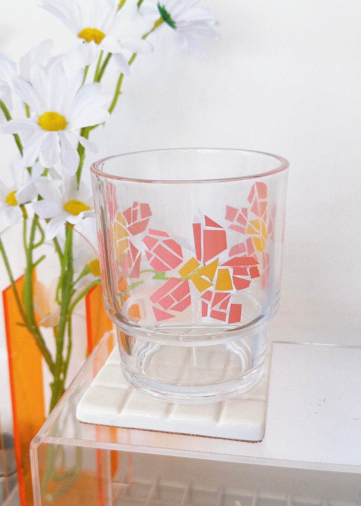 FROM SCRAPS TO SHAPES: GLASS CUP DECAL WORKSHOP
