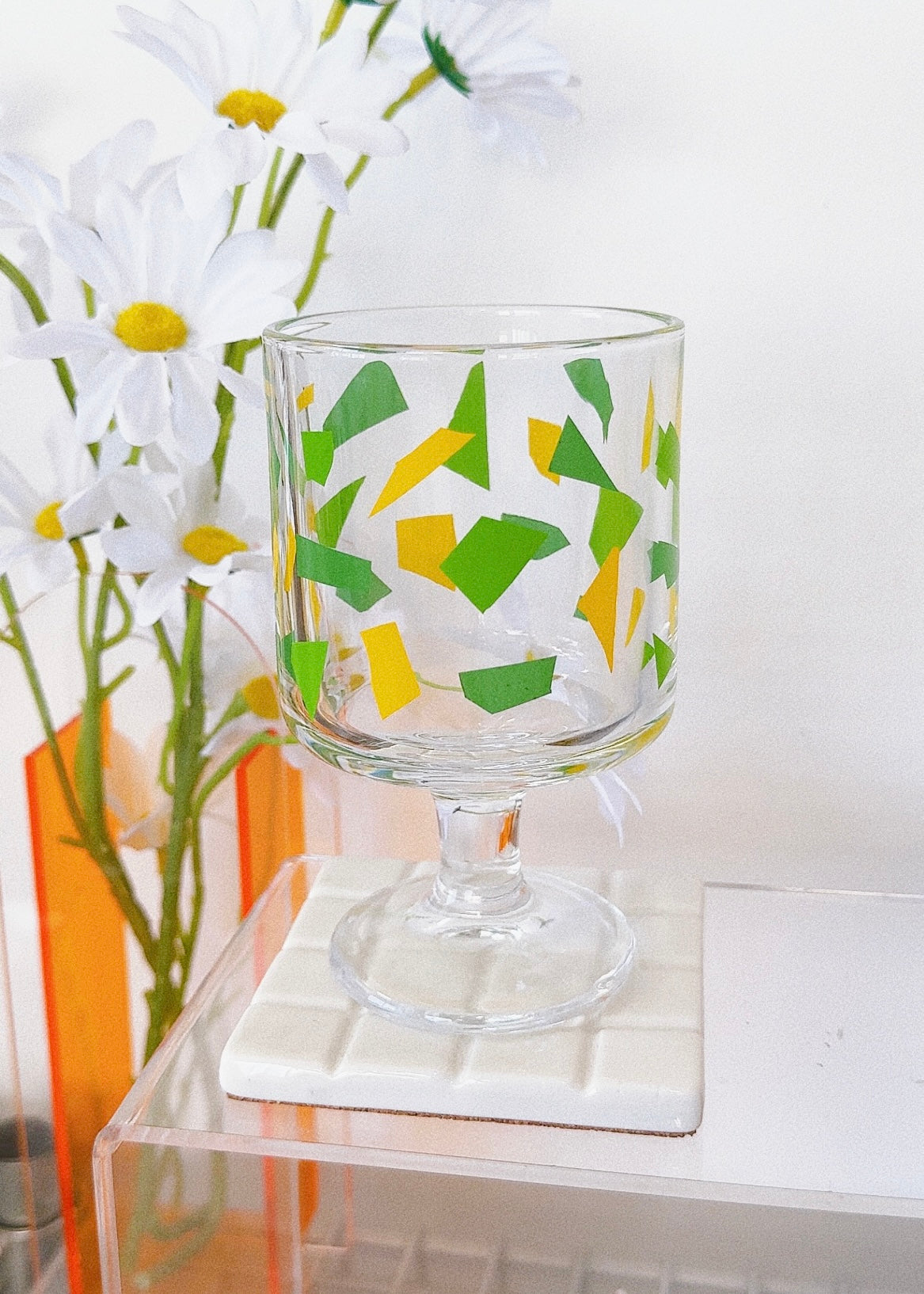 FROM SCRAPS TO SHAPES: GLASS CUP DECAL WORKSHOP
