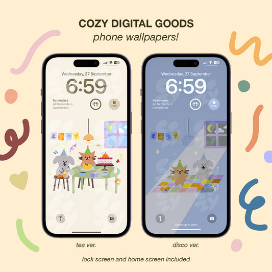 Phone Wallpapers Only | Tea & Disco Version