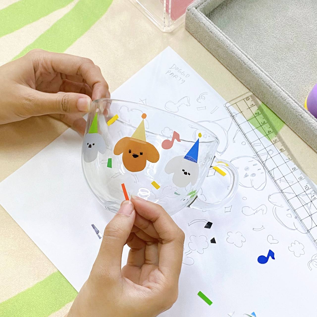 GLASS CUP DECAL WORKSHOP (1.5H)