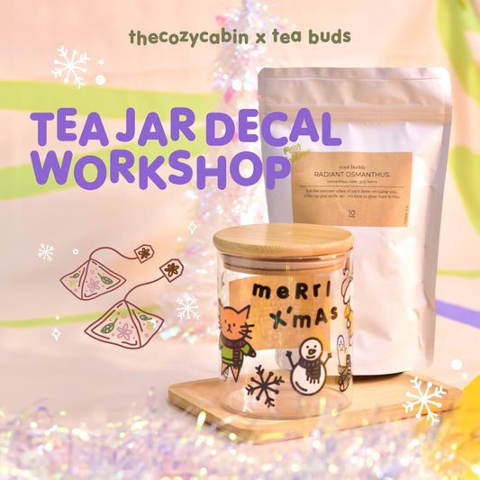 TEA JAR DECAL WORKSHOP (1.5H)