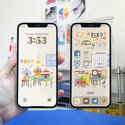 Tea Time ☕🍰 | iOS | iPadOS | Android Phone Full Theme