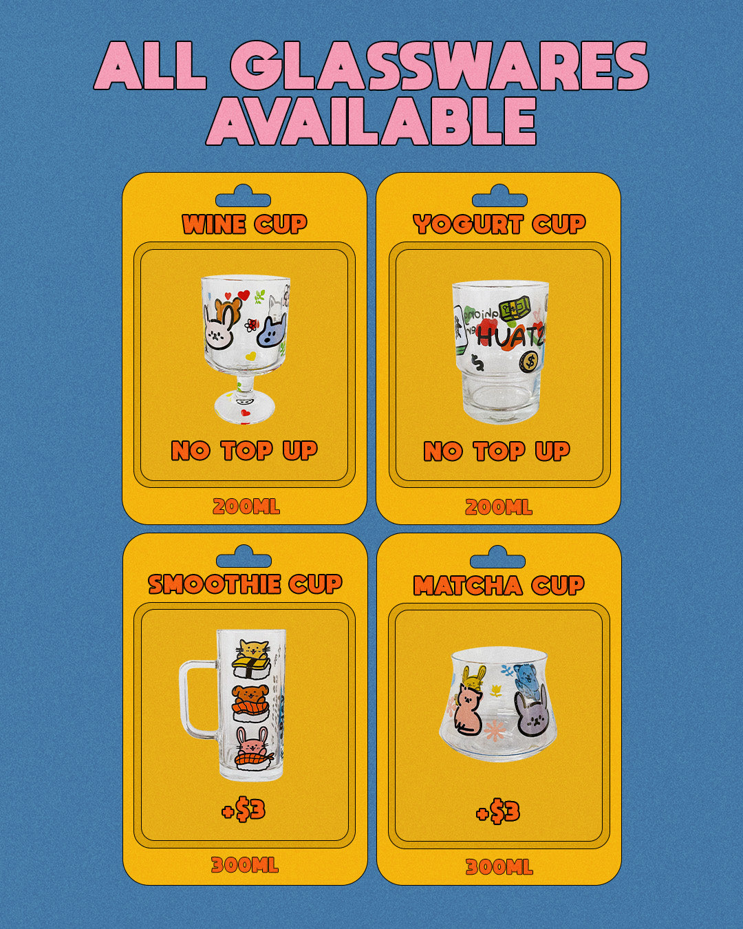 GLASS CUP DECAL WORKSHOP (1.5H) (ILLUSTRATIONS PROVIDED)