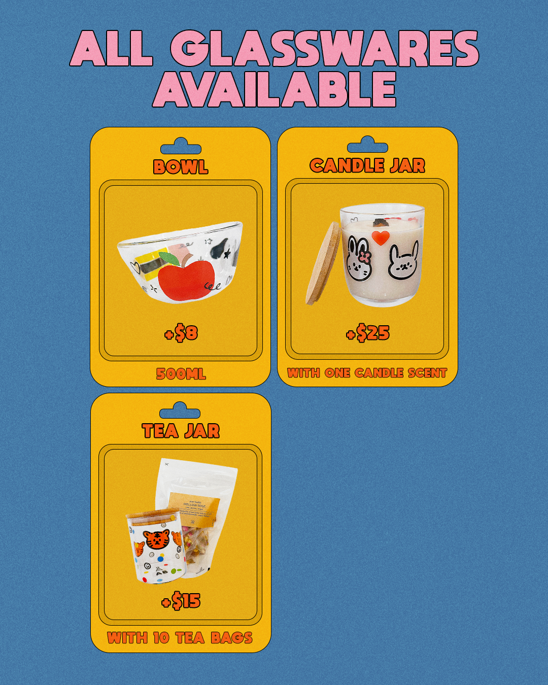 GLASS CUP DECAL WORKSHOP (1.5H) (ILLUSTRATIONS PROVIDED)